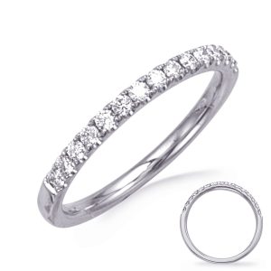 White Gold Matching Band White Gold Matching Band