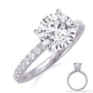 White Gold Engagement Ring