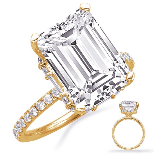 Yellow  Gold Engagement Ring
