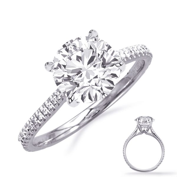 White Gold Engagement Ring