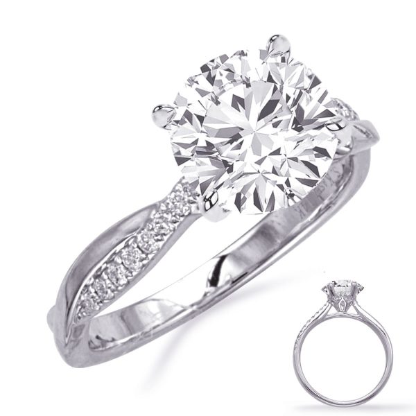 White Gold Engagement Ring