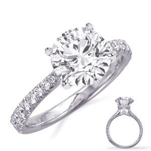 White Gold Engagement Ring