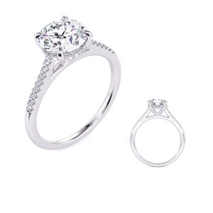 White Gold Engagement Ring