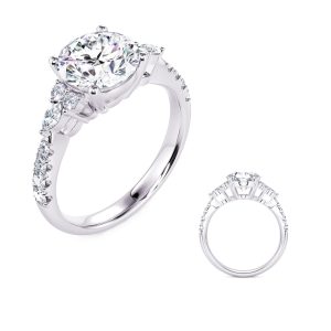 White Gold Engagement Ring