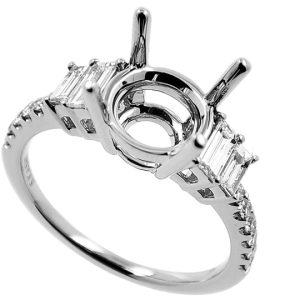 White Gold Engagement Ring