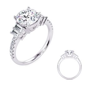 White Gold Engagement Ring