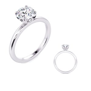 White Gold Engagement Ring