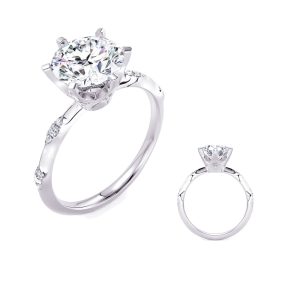 White Gold Engagement Ring White Gold Engagement Ring