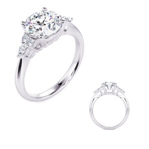 White Gold Engagement Ring