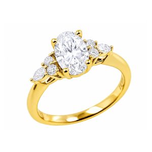 Yellow Gold Engegement Ring