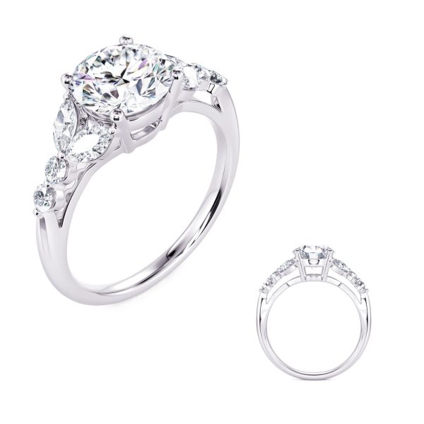 White Gold Engagement Ring