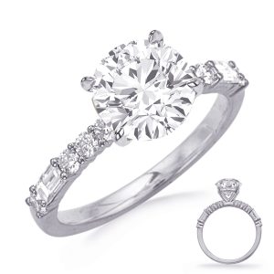 White Gold Engagement Ring