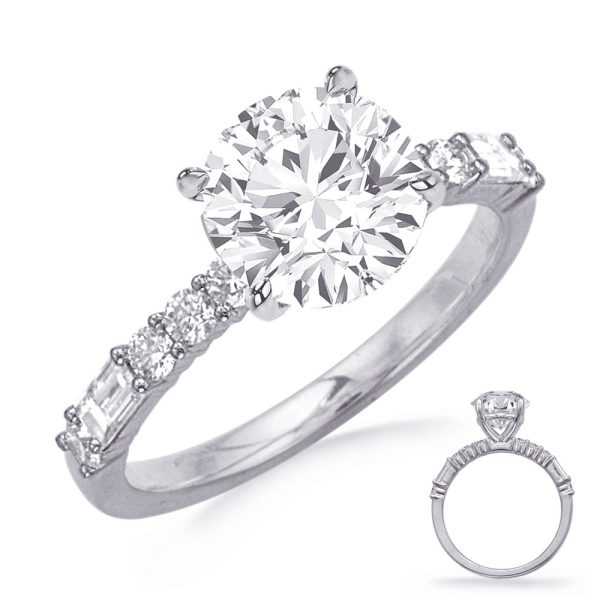 White Gold Engagement Ring