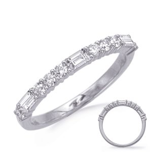 White Gold Wedding Band