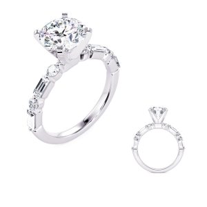 White Gold Engagement Ring