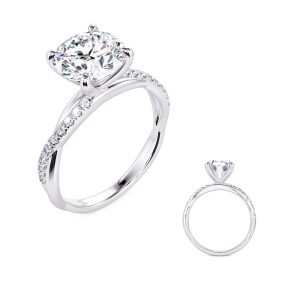 White Gold Engagement Ring
