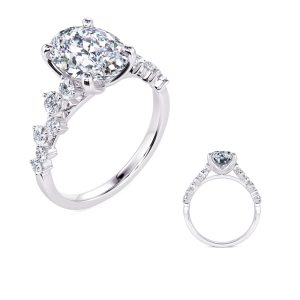 White Gold Diamond Engagement