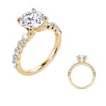 Yellow Gold Diamond Engagement Ring