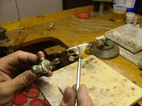 making a diamond ring