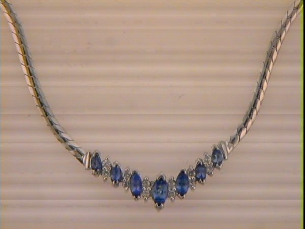 Tanzanite & Diamond Necklace