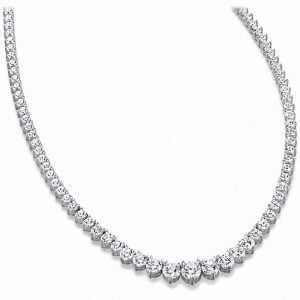 Platinum Three Prong Necklace Platinum Three Prong Necklace
