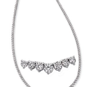 Diamond Necklace Three Prong Diamond Necklace Three Prong