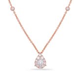 Rose Gold Diamond Necklace