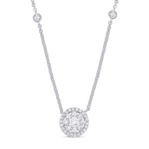 White Gold Diamond Necklace