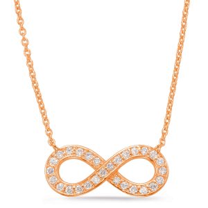 Rose Gold Infinity Sign Necklace