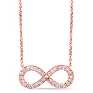 Rose Gold Infinity Sign Necklace