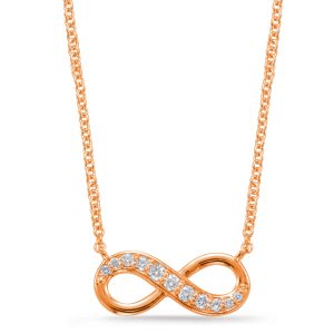 Rose Gold Infinity Sign Necklace Rose Gold Infinity Sign Necklace