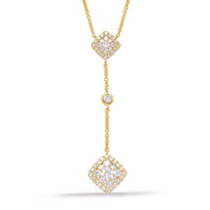 Yellow Gold Diamond Necklace Yellow Gold Diamond Necklace