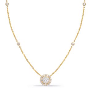 Yellow Gold Diamond Necklace Yellow Gold Diamond Necklace