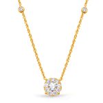 Yellow Gold Diamond Necklace