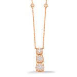 Rose Gold Diamond Necklace