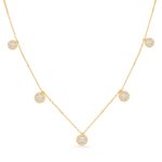 Yellow Gold Diamond Necklace