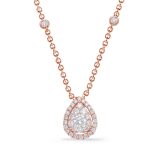 Rose Gold Diamond Necklace