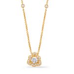 Yellow Gold Diamond Necklace
