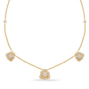 Yellow Gold Diamond Necklace Yellow Gold Diamond Necklace