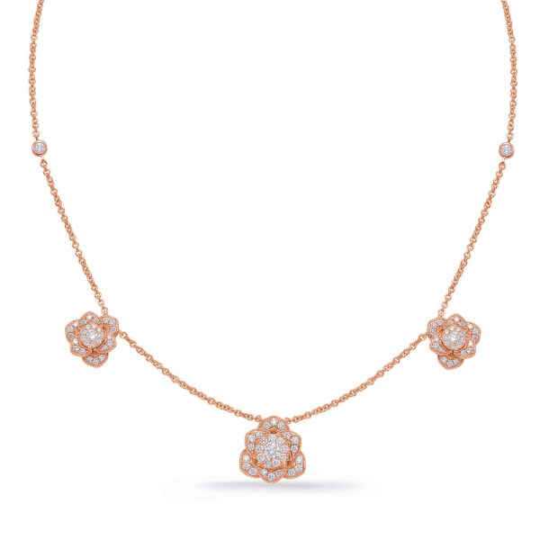 Rose Gold Diamond Necklace