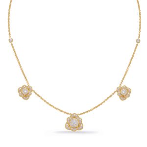 Yellow Gold Diamond Necklace Yellow Gold Diamond Necklace