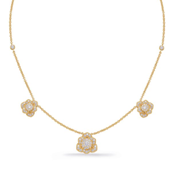 Yellow Gold Diamond Necklace