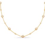 Yellow Gold Diamond Necklace