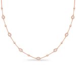 Rose Gold Diamond Necklace