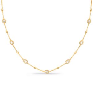 Yellow Gold Diamond Necklace Yellow Gold Diamond Necklace