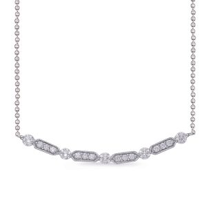 White Gold Diamond Necklace White Gold Diamond Necklace