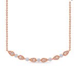 Rose Gold Diamond Necklace