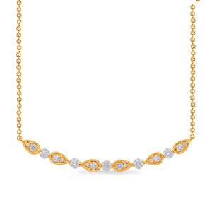 Yellow Gold Diamond Necklace
