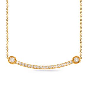 Yellow Gold Diamond Necklace Yellow Gold Diamond Necklace