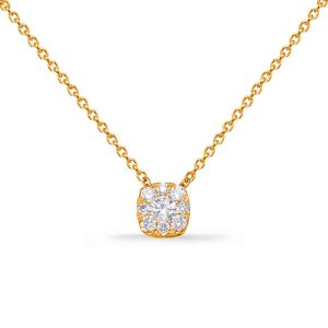 Yellow Gold Diamond Necklace Yellow Gold Diamond Necklace